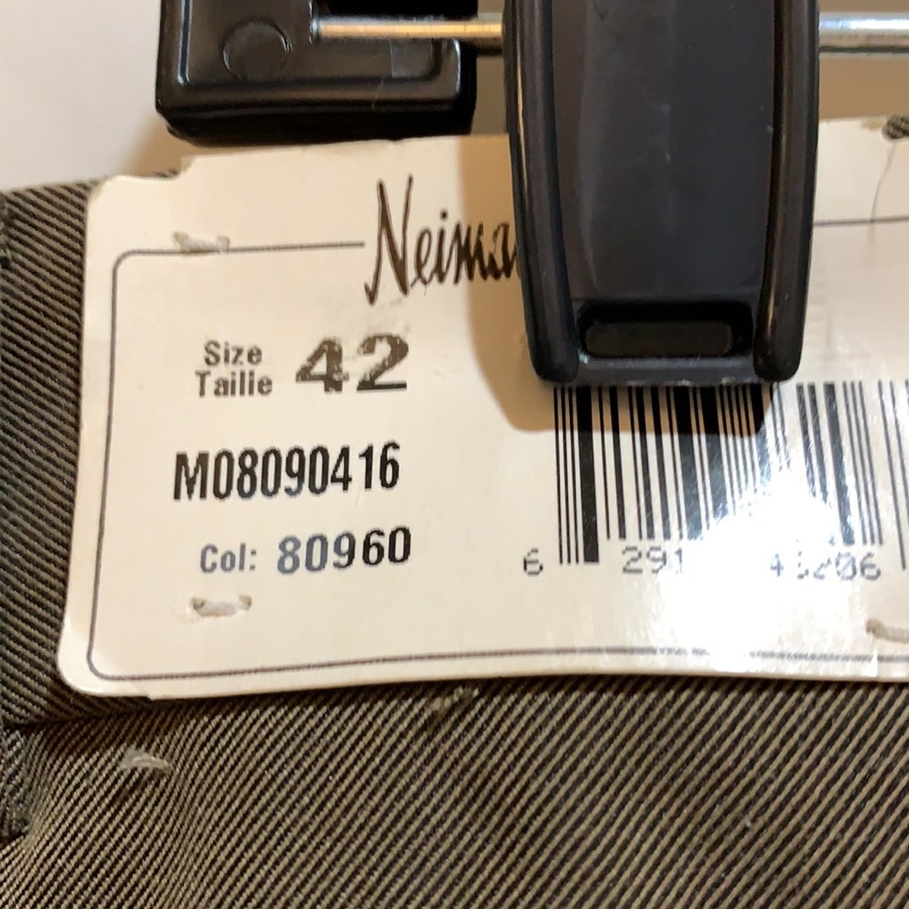 NEIMAN MARCUS DESIGNER COLLECTION PANTS 42 TAUPE - Picture 6 of 11